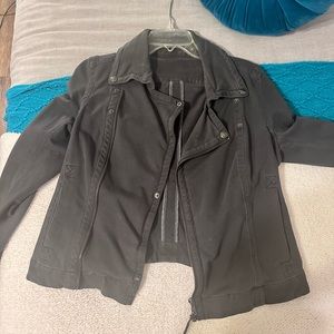 Evereve navy blue biker jacket